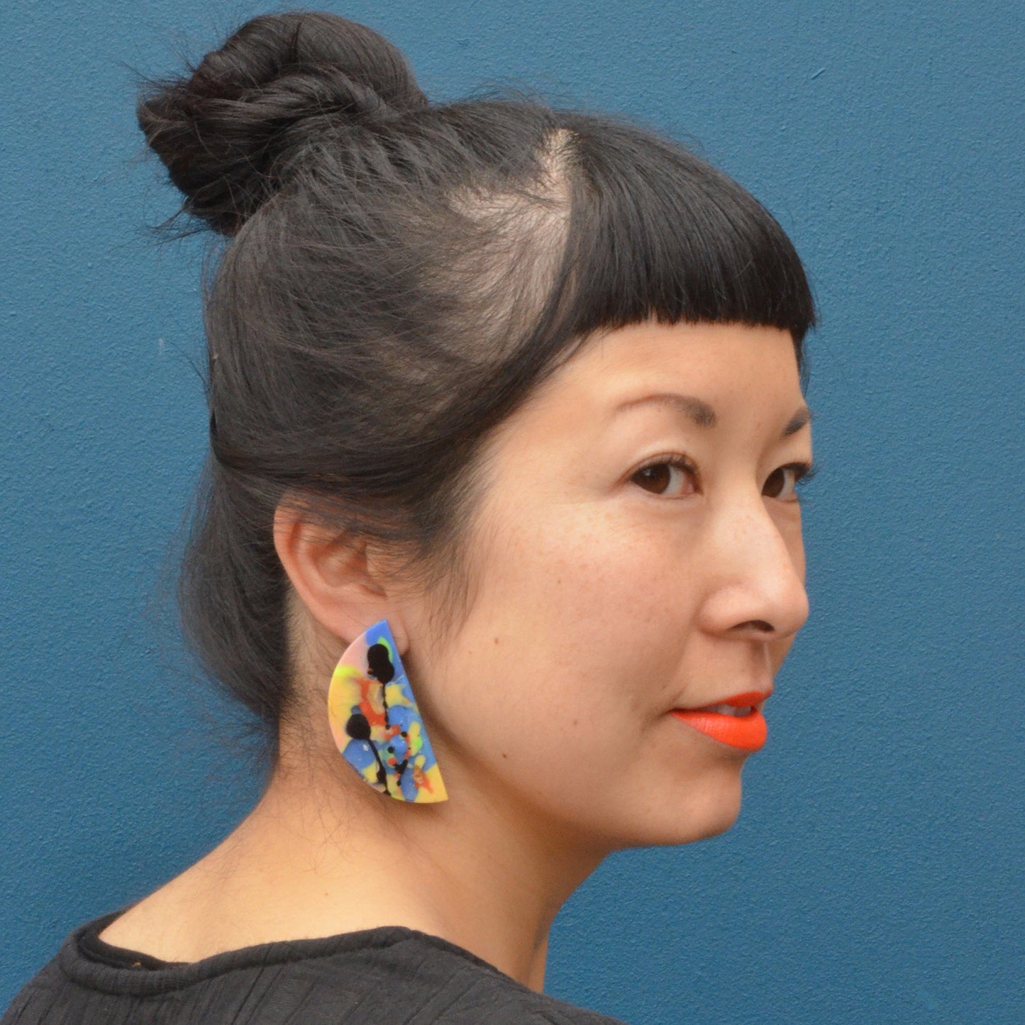 Half Moon Resin Studs - Flock Curiosity Assembly