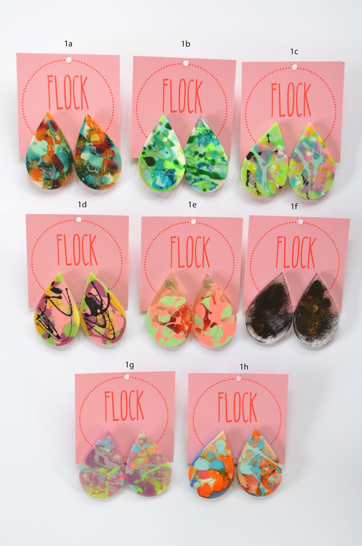 Large Tear Drop Studs - Multiple Listings