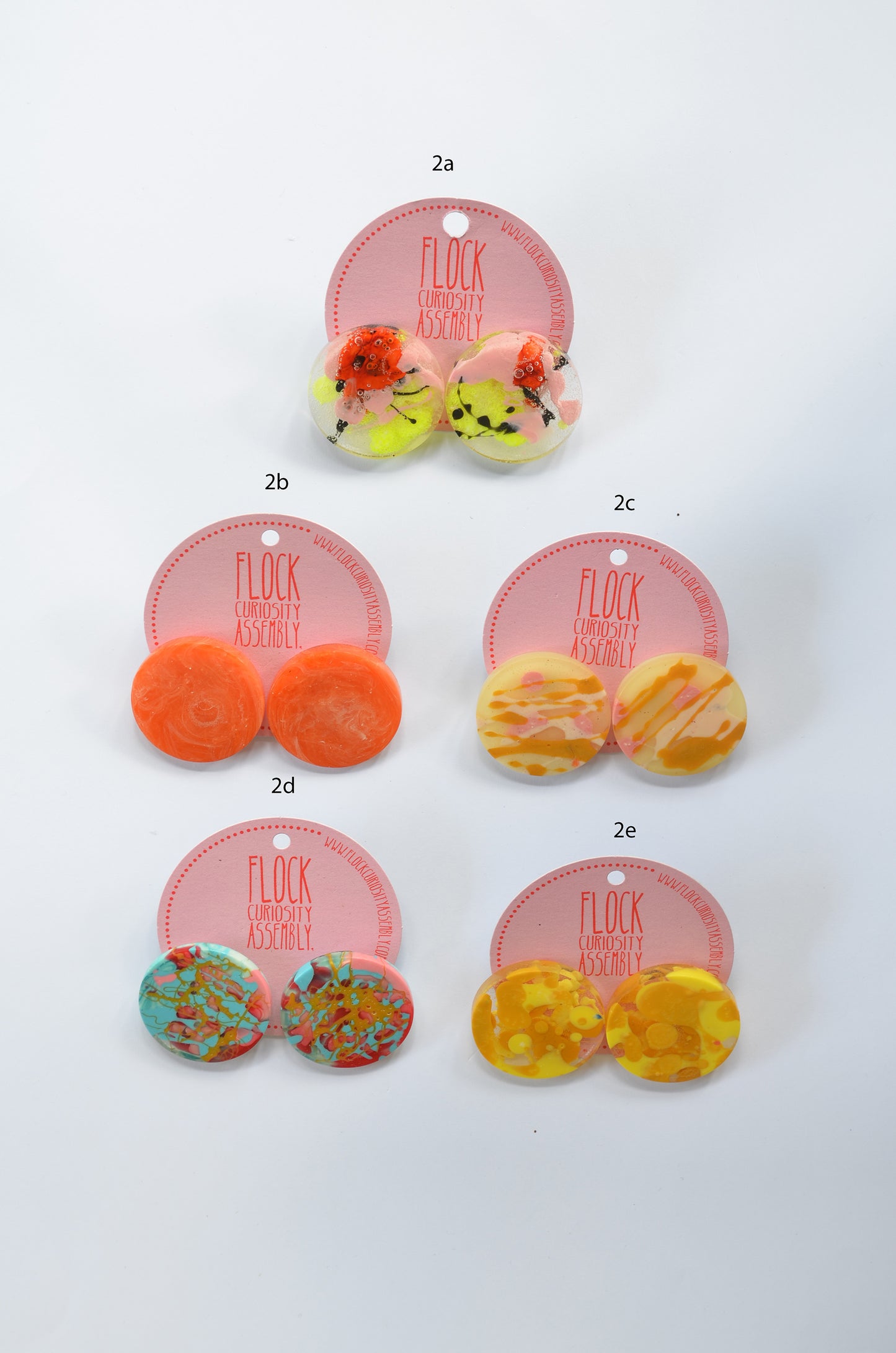 Statement Disk Studs - Multiple Listings