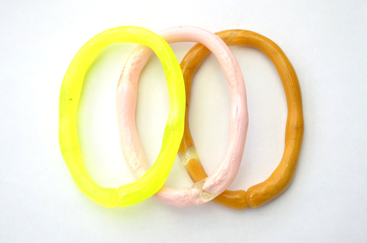 Oval Organic Bangle-Large Size