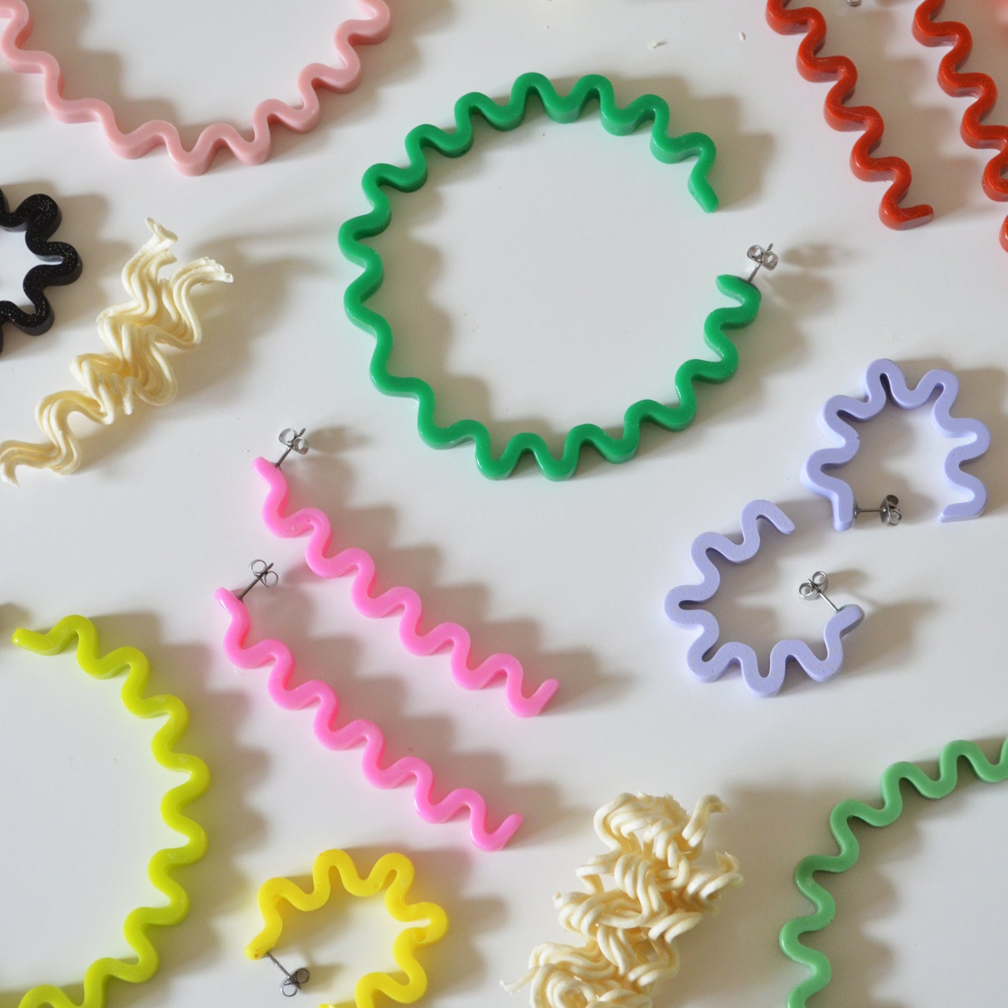 Pink Ramen Hoops-Small