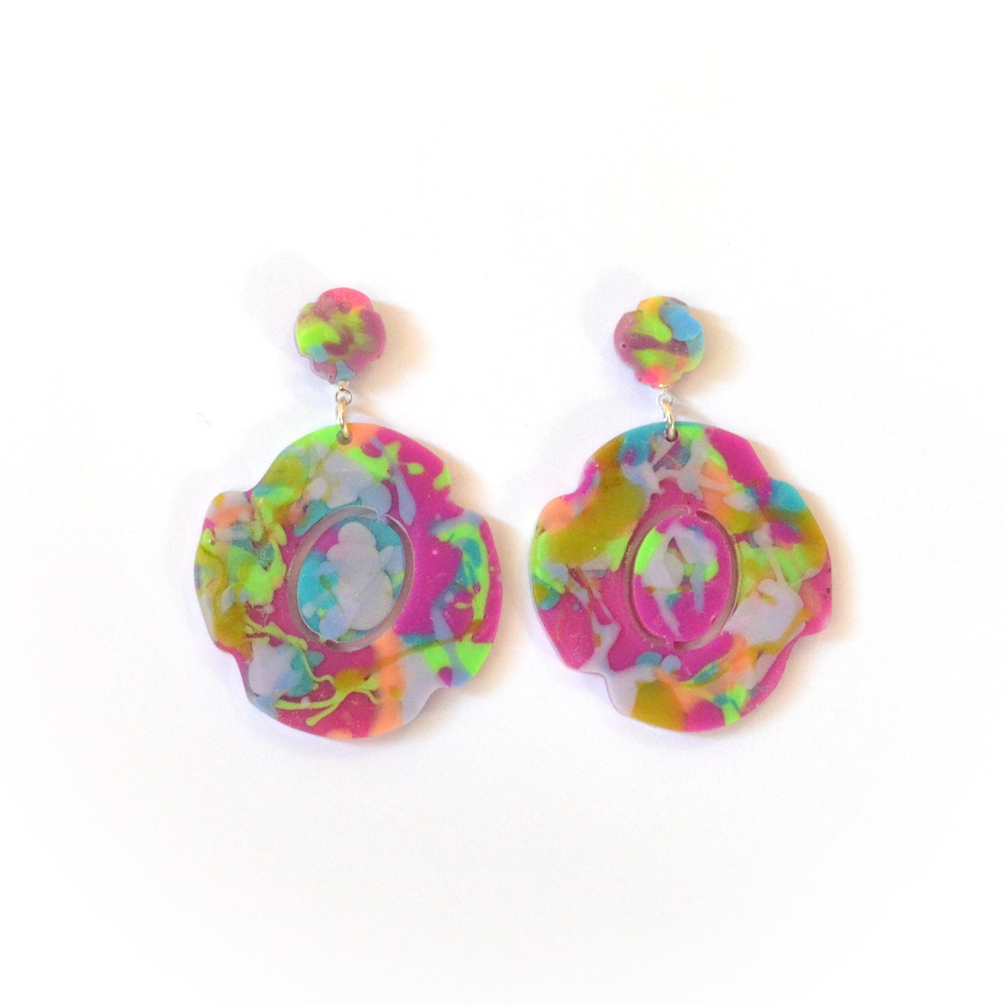 Petal Pop Double Flower Drop-Sml Top