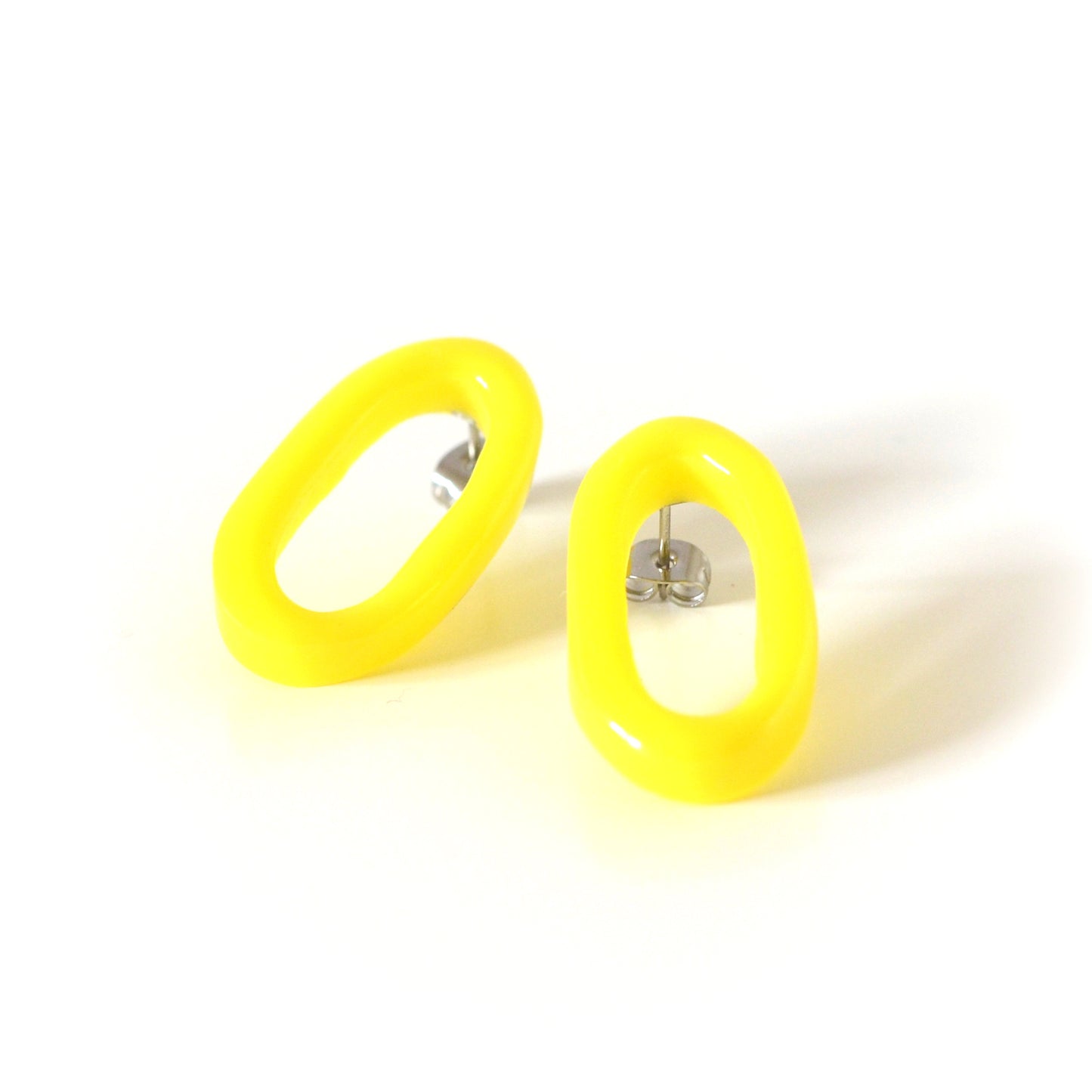 Little Long Link Studs-Yellow