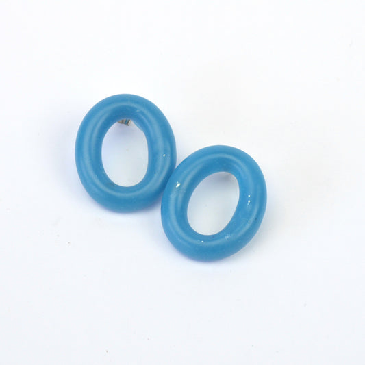 Matt Oval Studs