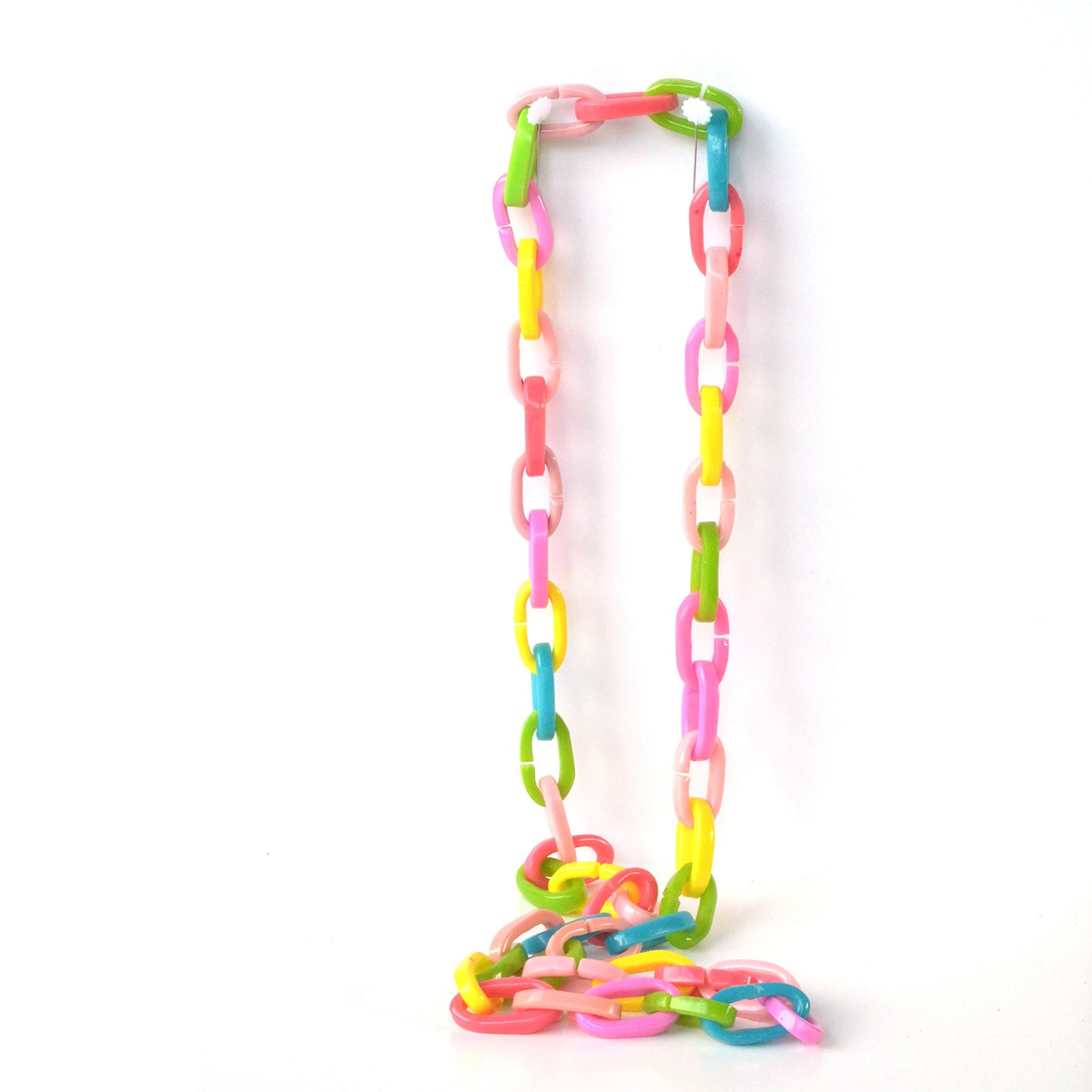 All the Links Necklace-One of A Kind Colourway
