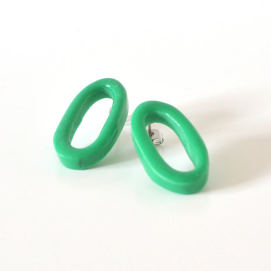 Little Long Link Studs-Green