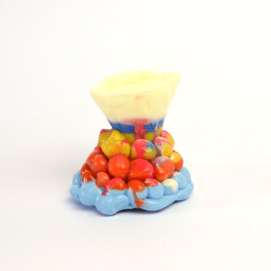 Smudge Candlestick Holder - One of a kind colour way