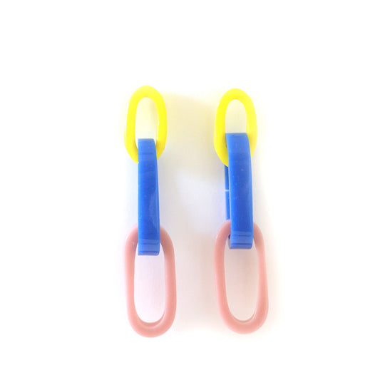 Taffy Long Link DROPS-Yellow/Blue/Pink