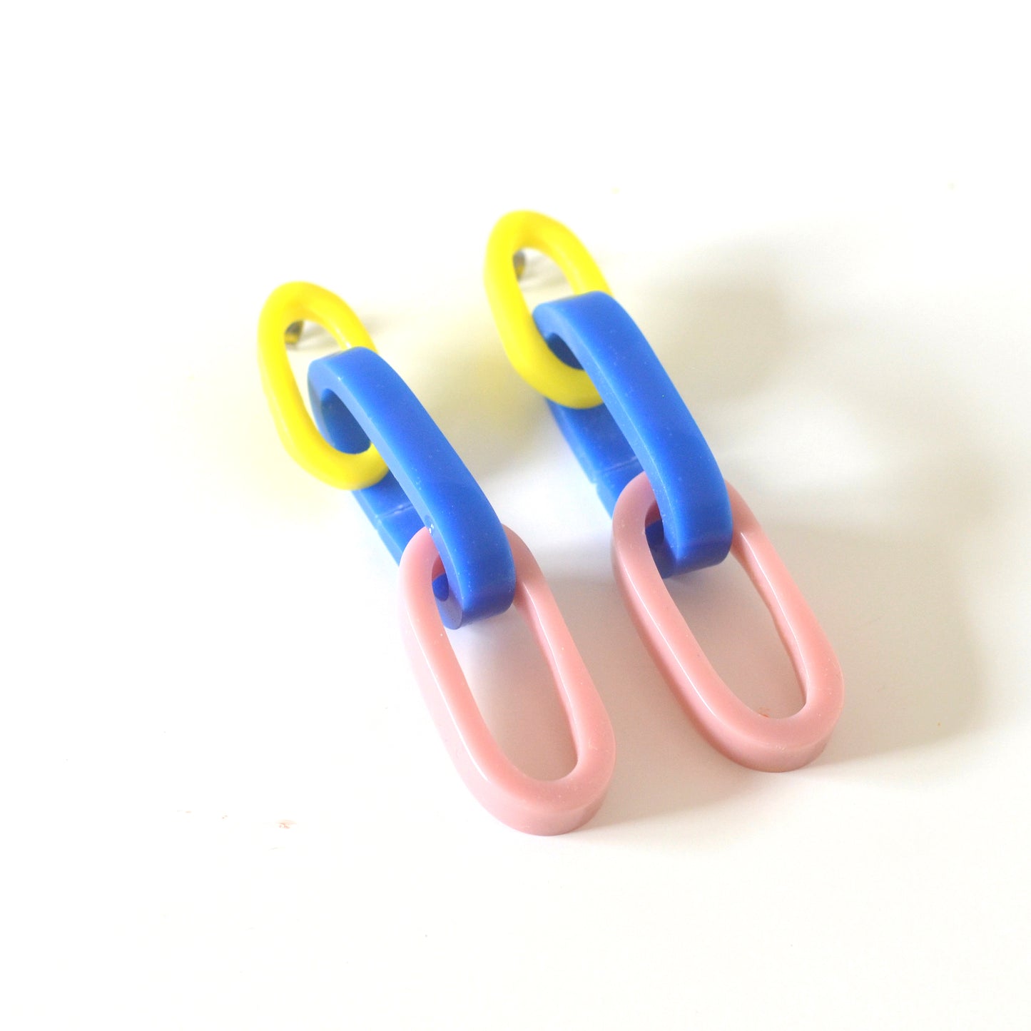 Taffy Long Link DROPS-Yellow/Blue/Pink