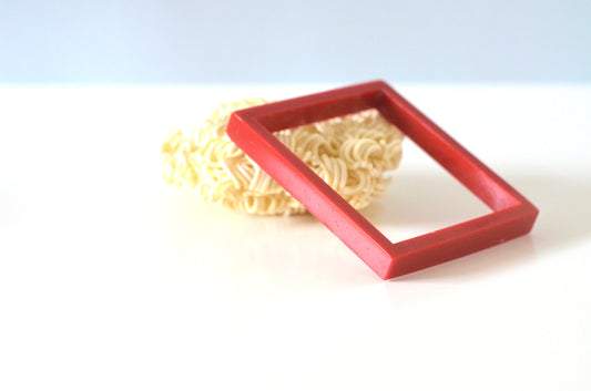 Sharpie Bangle-Dark Red