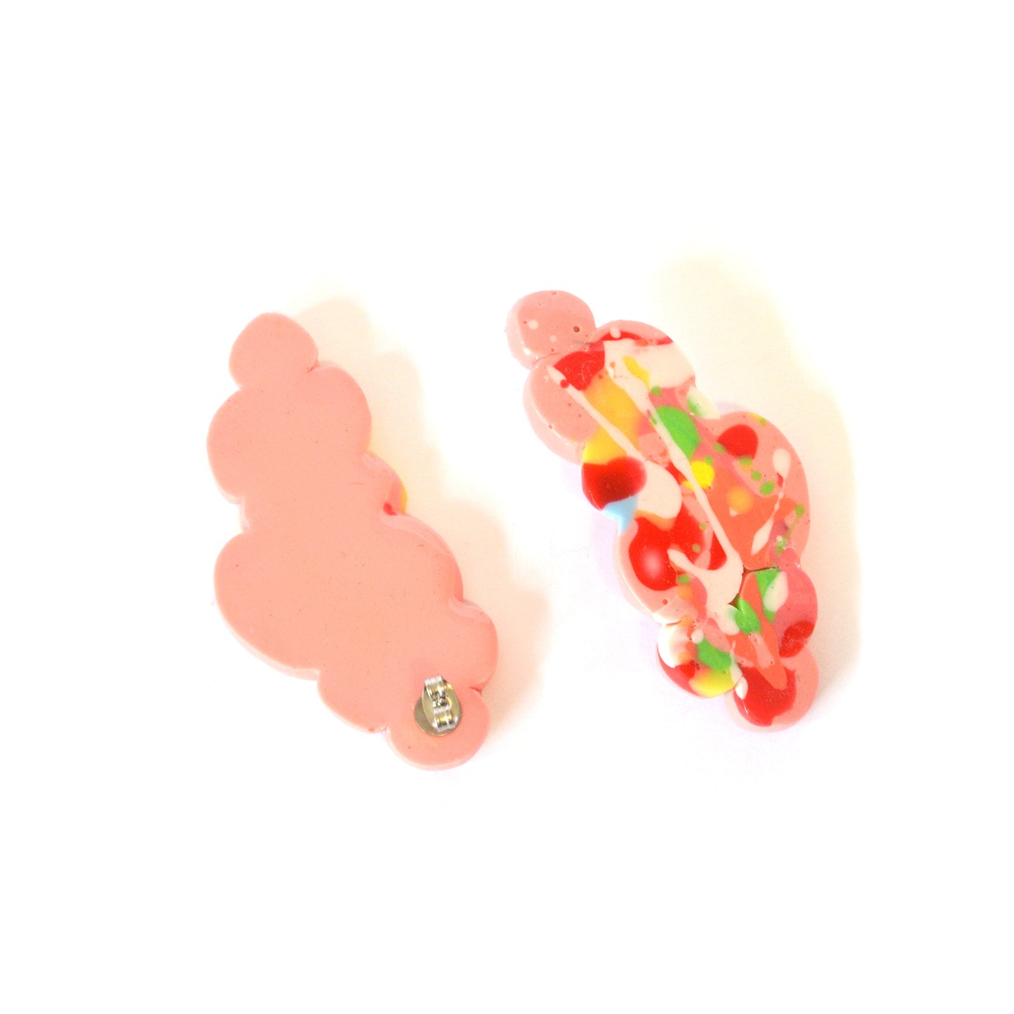 Flat Bubble Cluster Studs