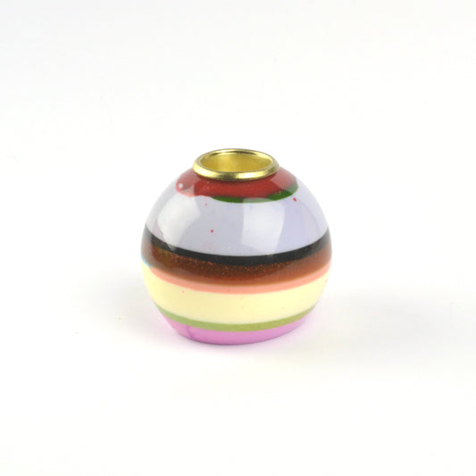 Orb Candlestick Holder - One of a kind colour way