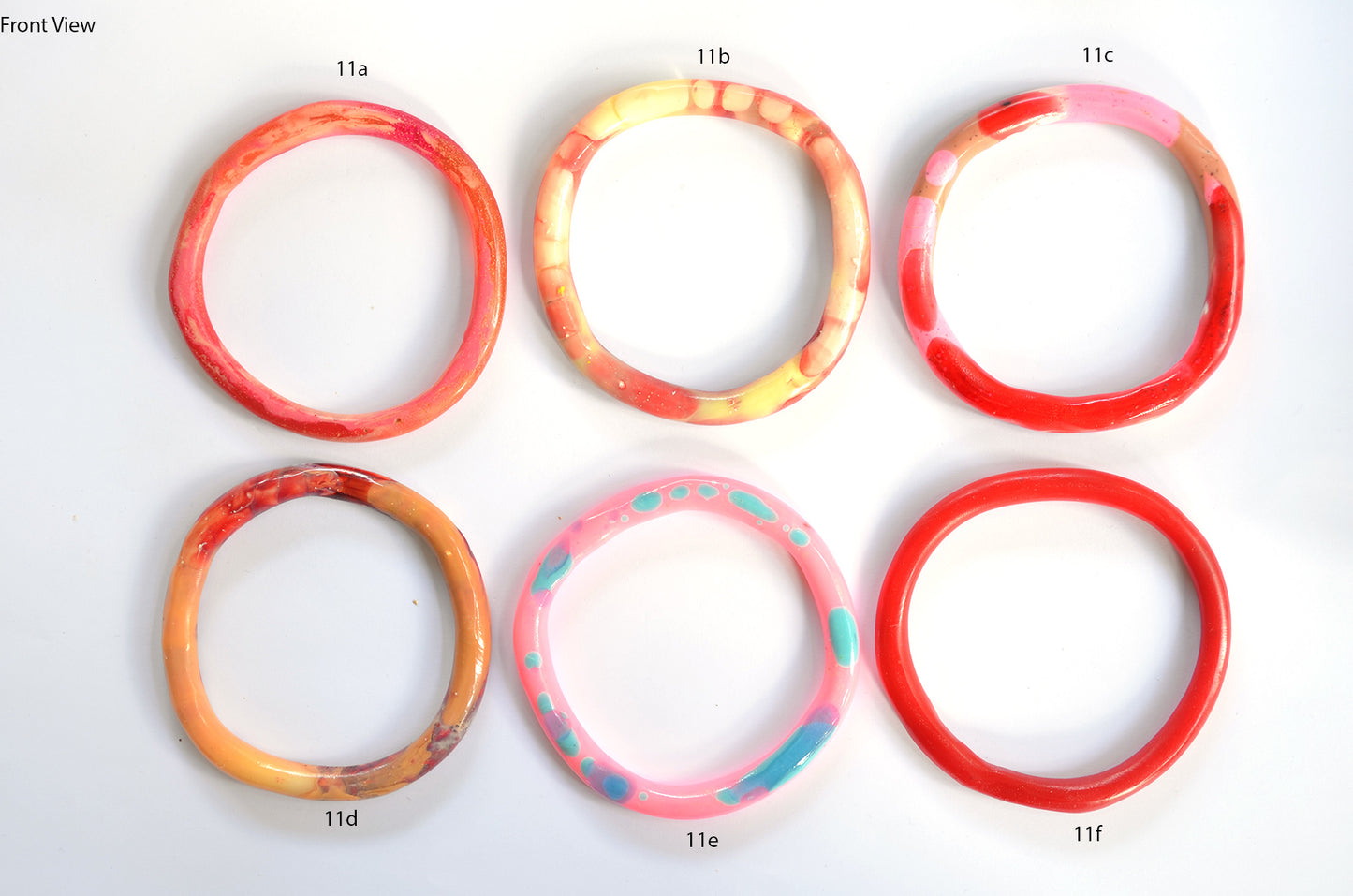 Organic Round Bangle - Medium Size - Multiple Options Available