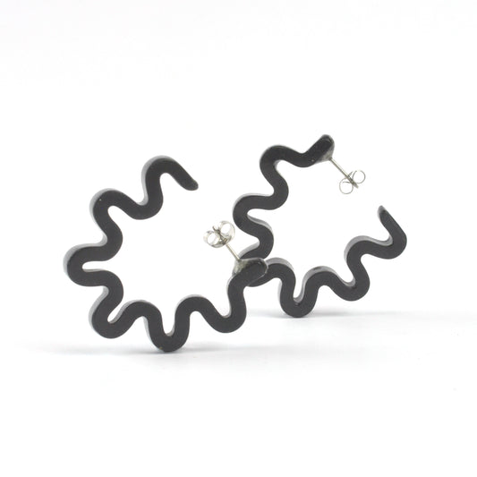 Black Ramen Hoops-Small