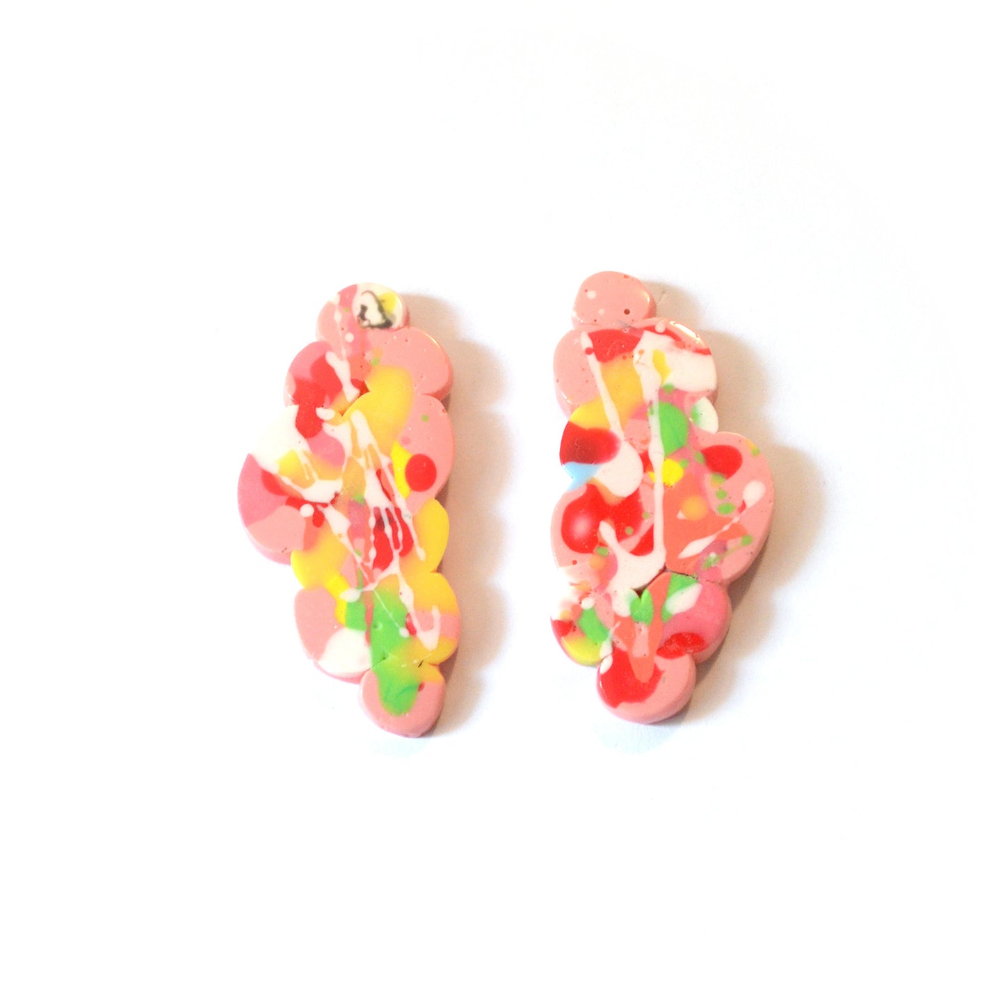 Flat Bubble Cluster Studs
