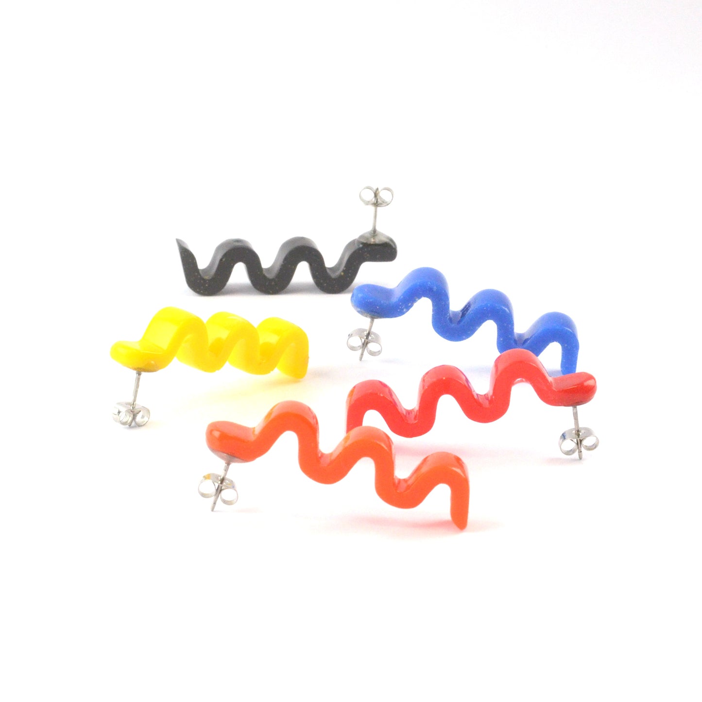 Mini Ramen Stud - Yellow + Blue