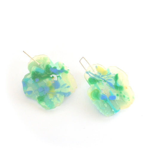 Petal Pop Warhol Flower Drop-Sterling Silver Hook