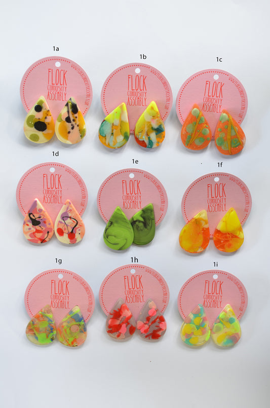 Statement Teardrop Studs -  Multiple Listings