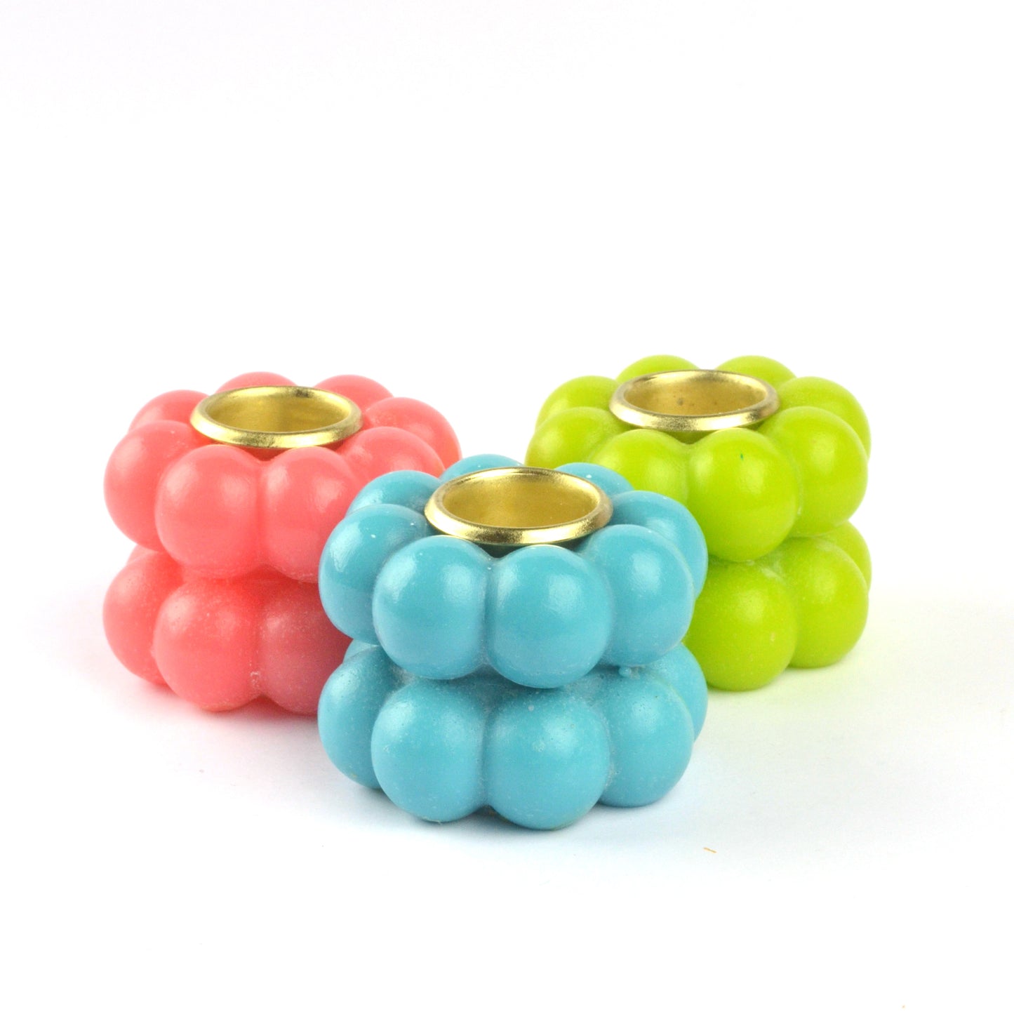 Blobby Candlestick Holder - One of a kind colour way
