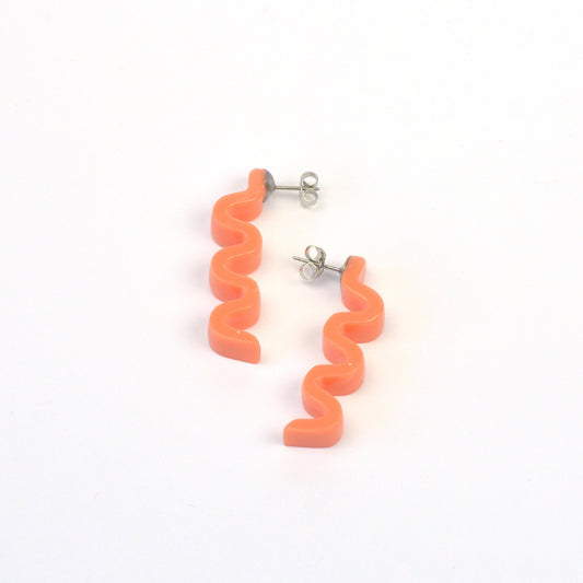 Mini Ramen Stud - Peachy Orange