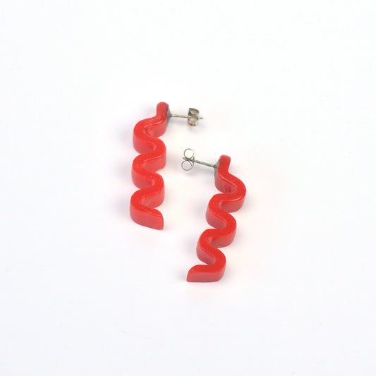 Mini Ramen Stud - Bright Red