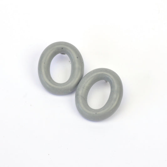 Matt Oval Studs