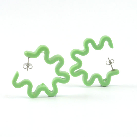 Mint Green Ramen Hoops-Small