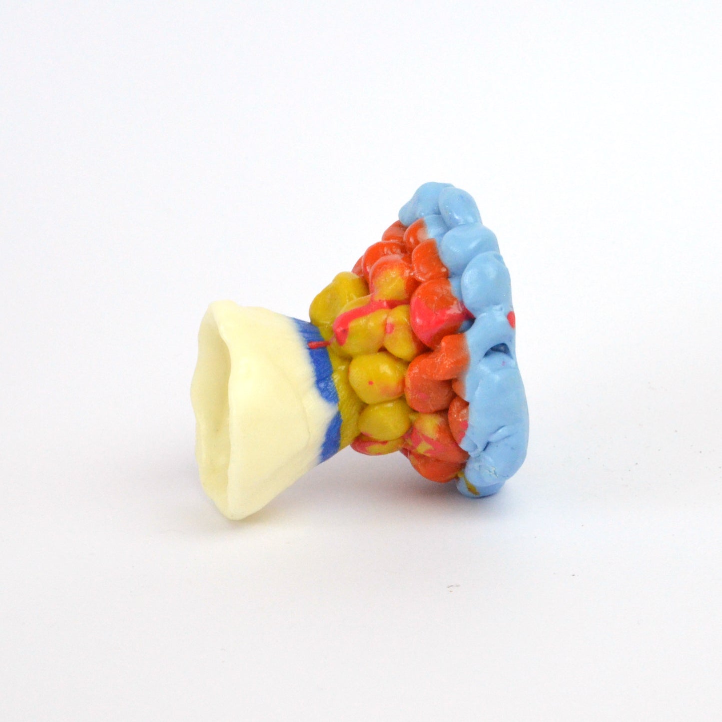 Smudge Candlestick Holder - One of a kind colour way
