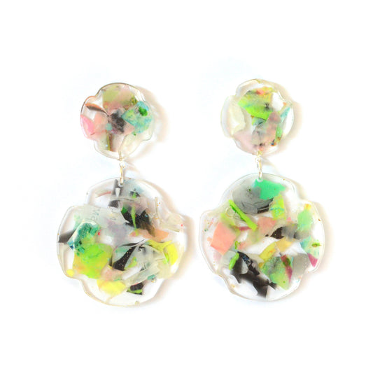 Collage Collection- Petal Pop Double Flower Drop-Lge Top