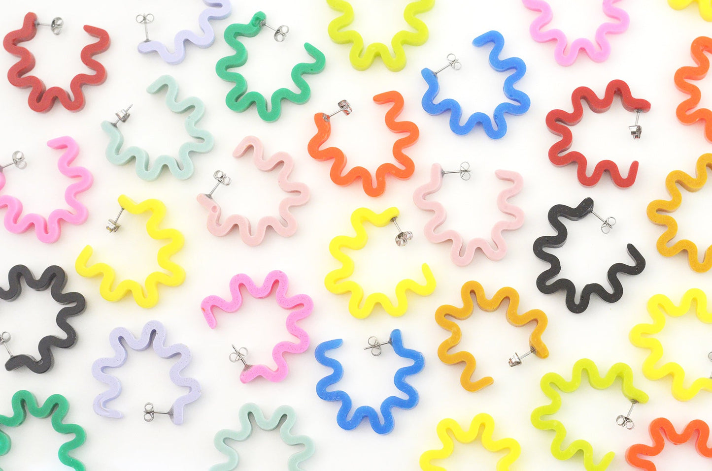 Silver Ramen Hoops-Small